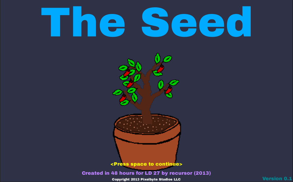 TheSeed Title Screen